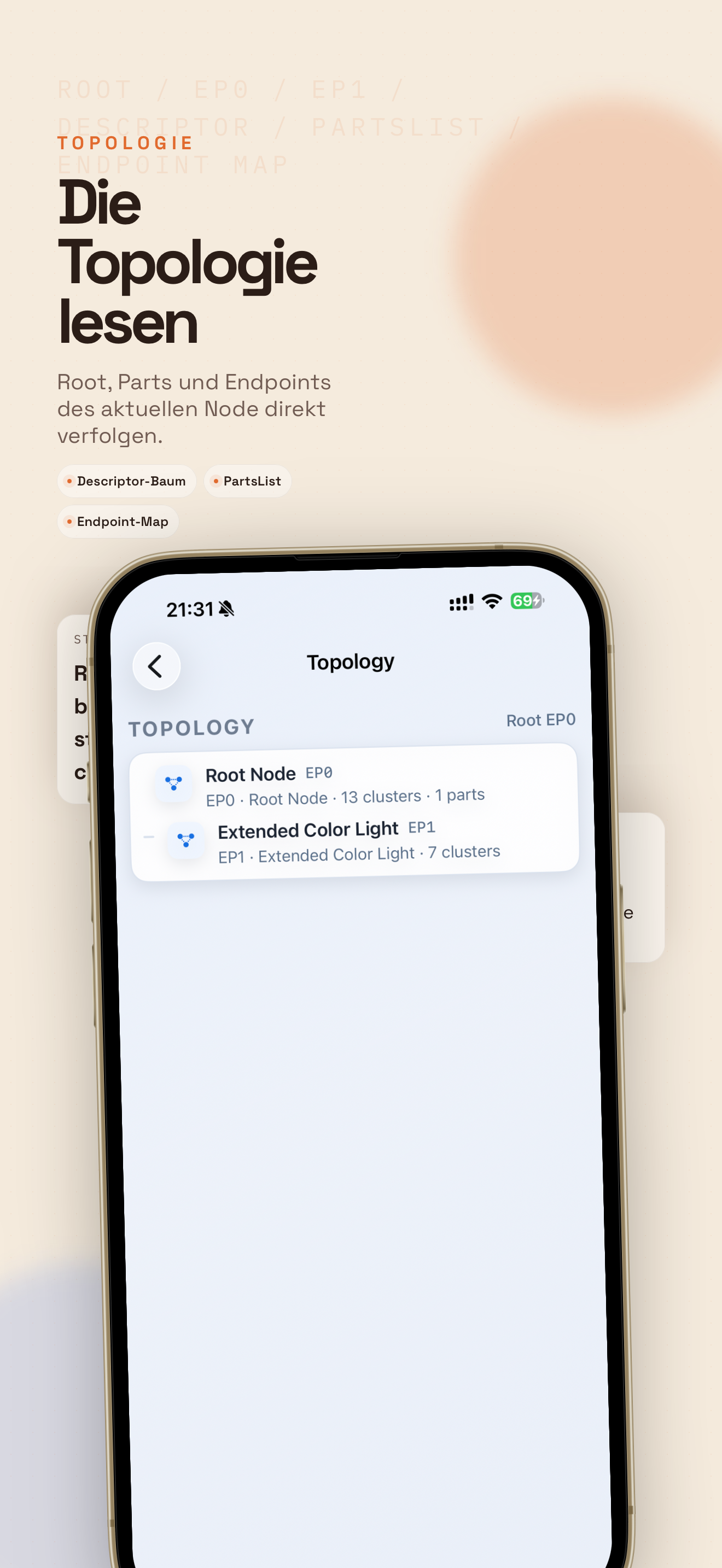 Matterlyzer Topologieansicht